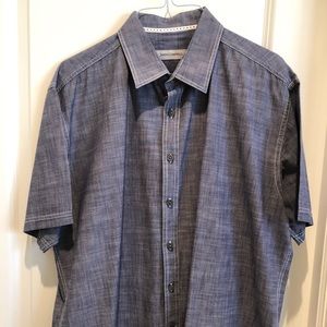 Men’s James Campbell Blue Collared shirt